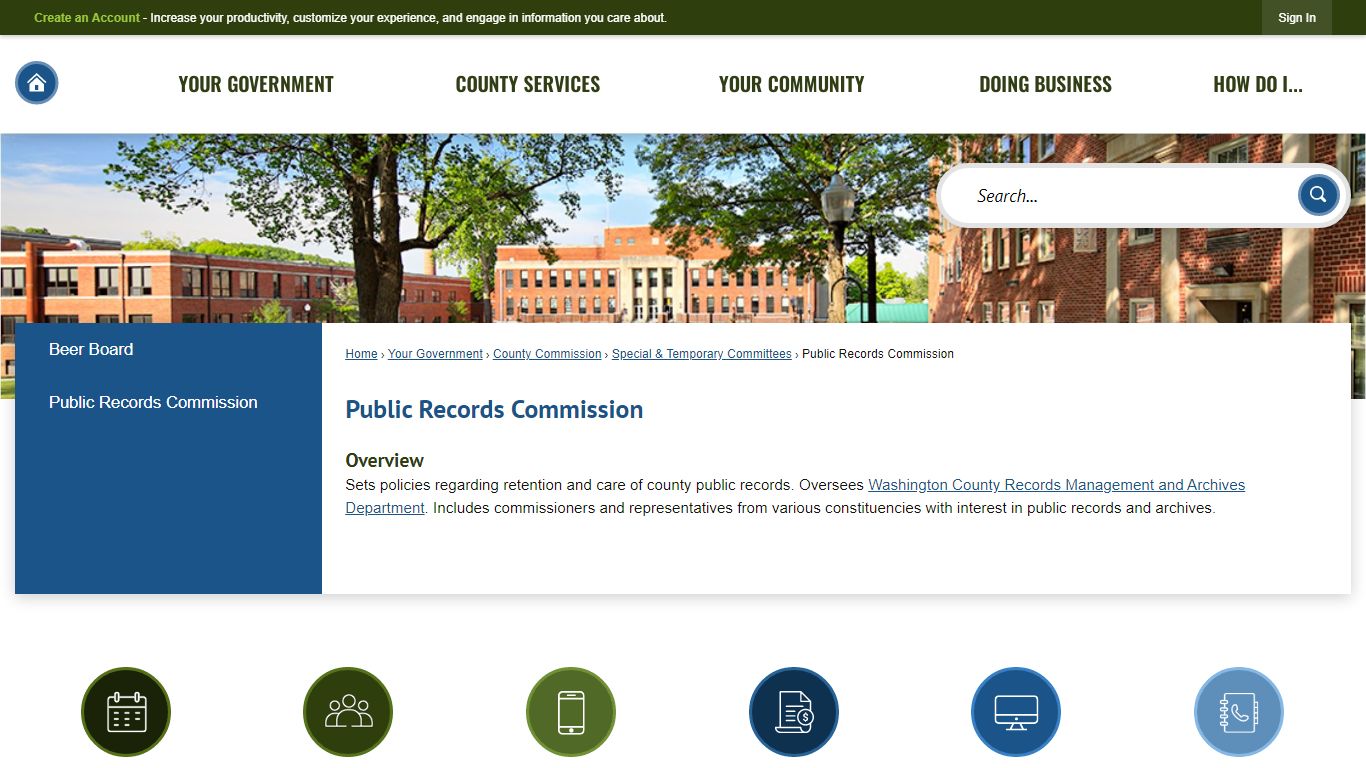 Public Records Commission | Washington County, TN